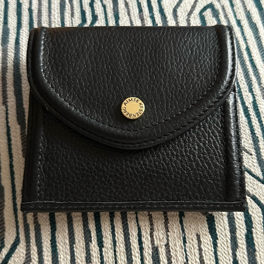 Aimee Kestenberg Black Trifold Wallet